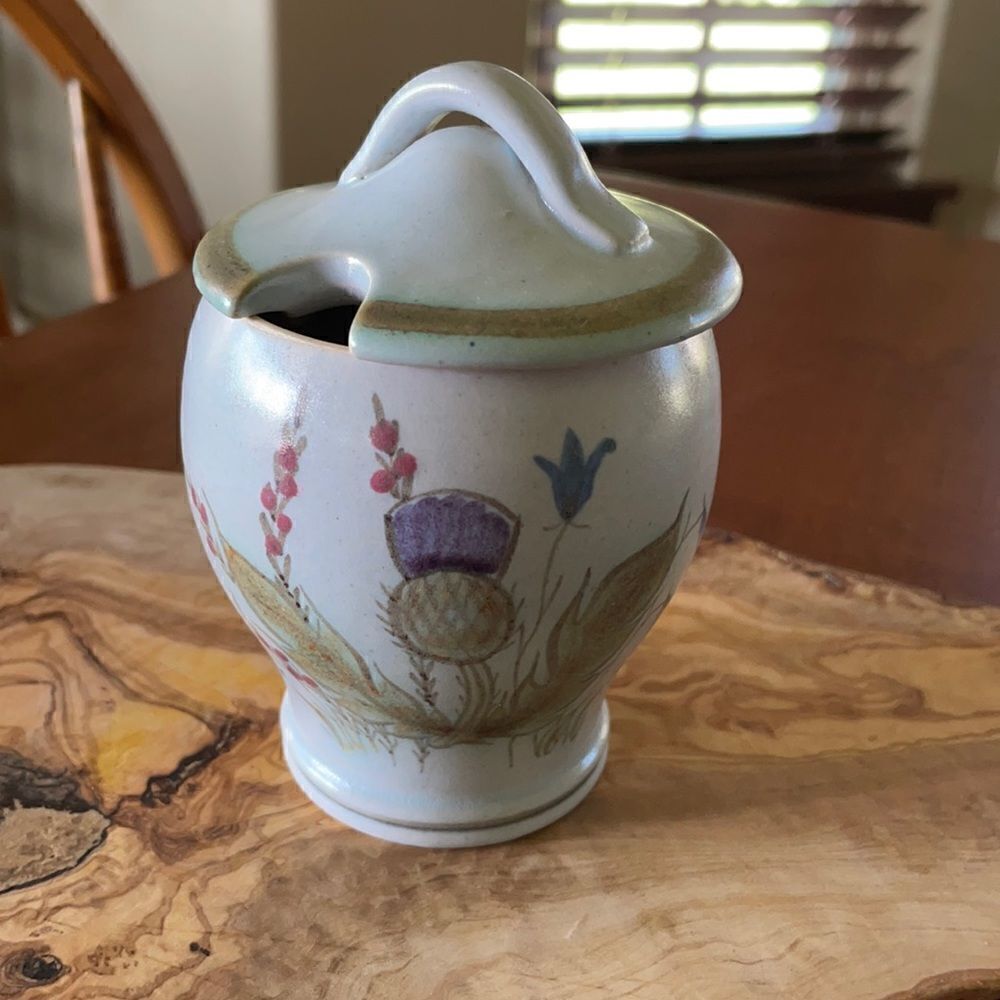 Buchan Portobello Stoneware Scotland Mustard Jar